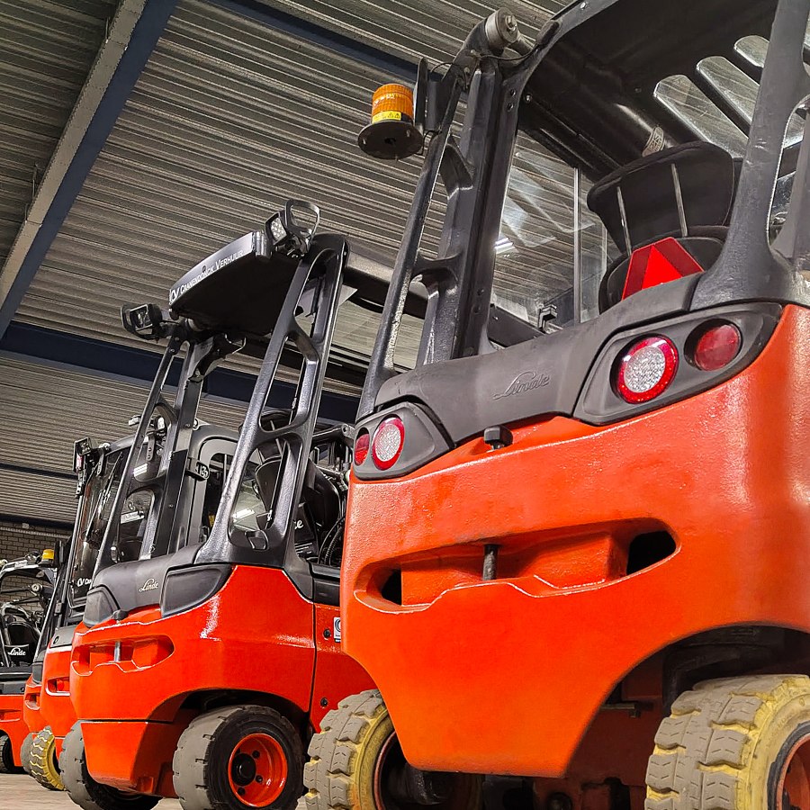 Linde heftrucks te huur bij Van Deurzen Heftrucks